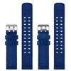 WOCCI 22mm Nylon Watch Strap for Men, Double Holes Silky