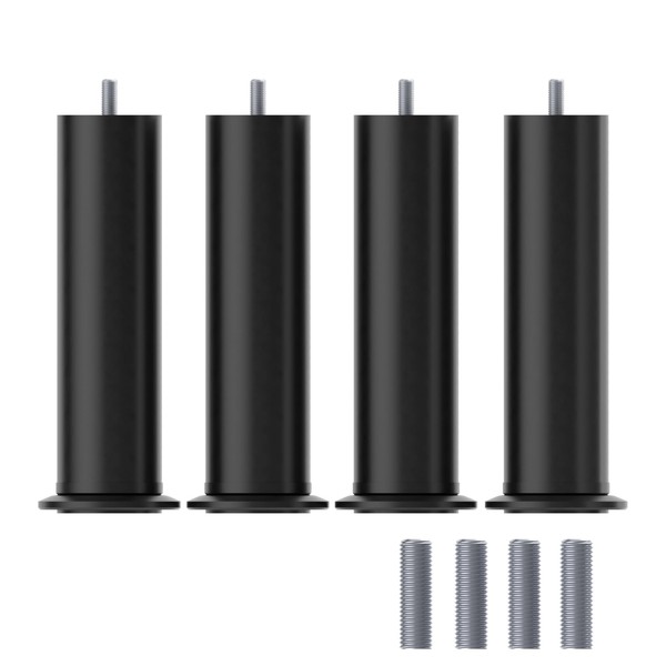 Yireehome Adjustable 8-13 inch Bed Legs Metal Replacement Heavy Duty
