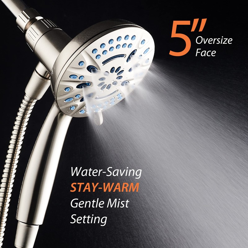 AquaCare Magneton High-Pressure 8-mode Handheld Shower Head with Magnetic Guidance