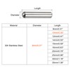 sourcing map 8x10mm Dowel Pins, 5pcs 304 Stainless Steel Round