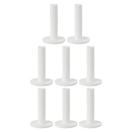 PATIKIL Rubber Golf Tee, 8 Pack 3.3 Inch Golf Practice Tees Training Driving Range Tee Stable Golf Ball Holder for Outdoor Indoor Hitting Mat Golf Mat, White