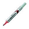 Pentel Maxiflo Whiteboard Marker, Fine bullet point, Red ink, (Pack