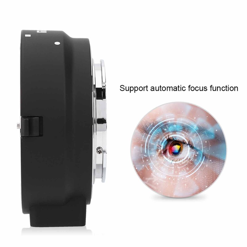 Meike MK‑C‑AF4 Auto Focus Adapter Ring for Mount Cameras to