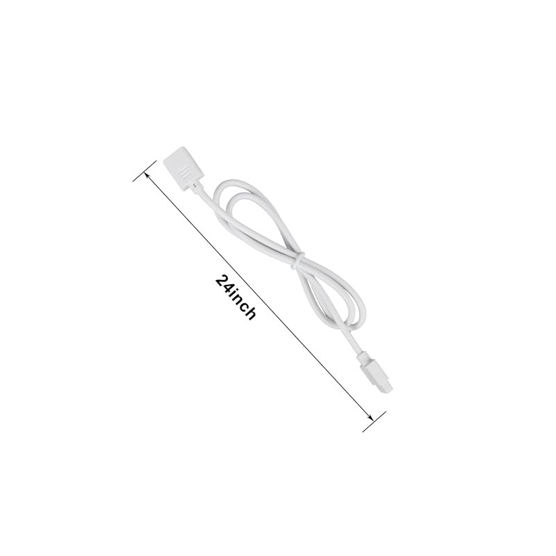 2 Pcs 24 Inches Extension Cables for Benreom Under Cabinet