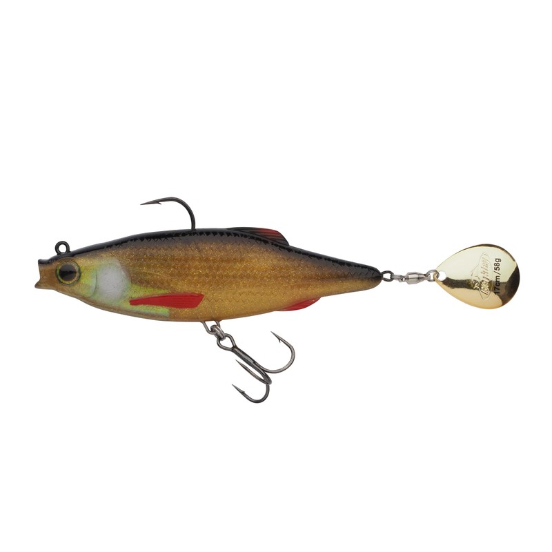 Berkley Pulse Realistic Flash; Soft Plastic Fishing Lure with Spinner