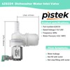Pistek 00628334 Water Inlet Valve for Bosch Dishwasher 628334 AP5691117