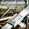300PCS Cable Ties Kit, 11.8 Inch Heavy Duty Silver Metal
