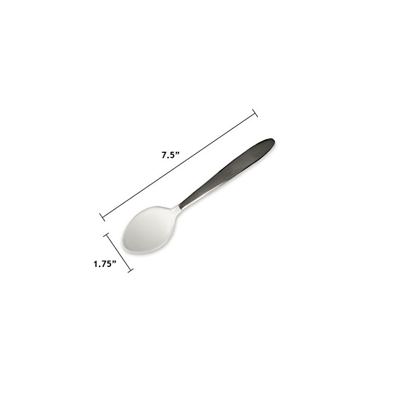 Rehabilitation Advantage Tablespoon with Plastisol Coating, White
