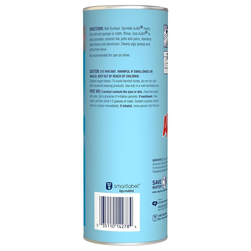 Ajax 14278EA Oxygen Bleach Powder Cleanser, 21oz Canister