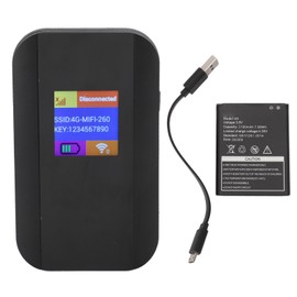 4G LTE Mobile WiFi Hotspot 500Mbps Support 10 Users 4G Router with SIM Card Slot Color Screen Wireless Network Router