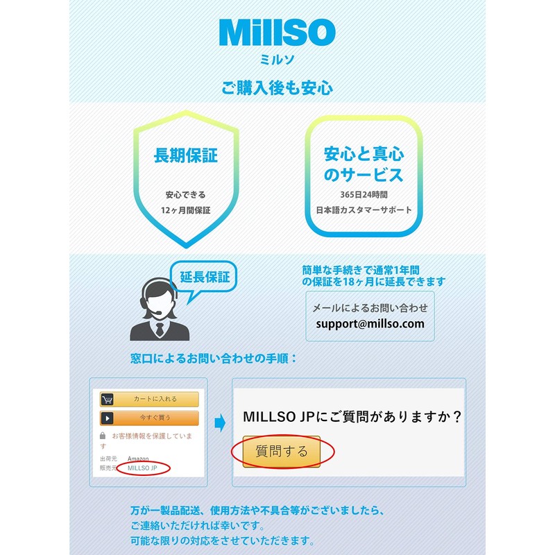 MillSO Audio Conversion Cable, 3.5mm Audio Distribution Cable (4 Pole
