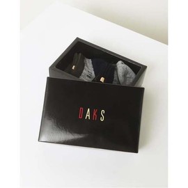 Daks (신세계강남점)DBSS5E802BK  25SS남성단목2족 면혼방 컬러블록 발목 2족세트 (DBSS5E802BK) 25SS Men’s Short Socks 2-Pair Set Color Block Cotton Blend