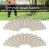 Pack of 24 Plastic Cutting Blades, Plastic Grass Trimmer Blades