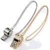 Sepco Metal Bling Whistle Necklace Crystal Rhinestone Whistle Pendant with