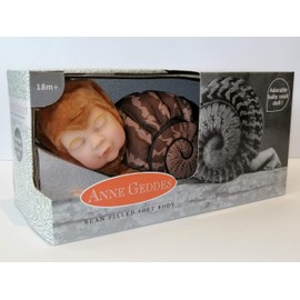 Anne Geddes 579168 Brown Snail Doll / Brown Snail 9 Inch Baby Doll - Bean Filled Soft Body
