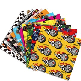 24 Sheets Double-Sided Truck Scrapbook Paper, Design Paper for Scrapbooking, Crafts, DIY Cards, Invitations, Origami, Journaling, Decoration, Background Paper, Party Decoration, 30 x 30 cm