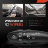 A-Premium Multifunction Turn Signal Switch, Push Button, Manual, Black, Compatible