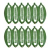 Set of 12 Mini Banana Clips - Green