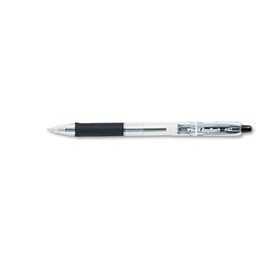 Pilot 32220 Ballpoint Pen,Retract./Refill.,1DZ,Medium Pt,CL/Black Ink