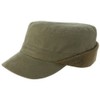 MCap Heavy Brushed Twill Army Cap - Olive