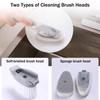 Pot Brush Soap Dispensing Dish Brush Storage Set, Kitchen Cleaning