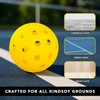 PICKLETECH Pickleball 20 Pack - 40 Holes Yellow Outdoor Pickleball