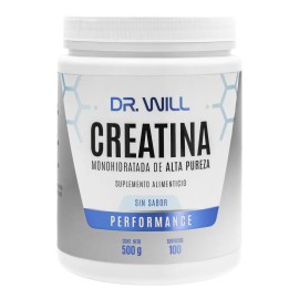 Dr Will Creatina Monohidratada 500g | 100 Servicios