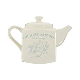 Premier Housewares Country Kitchen Teapot - Cream