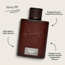 Dr. Squatch Natural Cologne for Men - Scent-Lock Technology and Sustainably-Sourced Ingredients - Midnight Birch Cologne (1.7 fl oz)