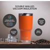 Product Armor 30oz Vacuum Insulated Stainless Steel Tumbler (Lava Orange)