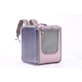 Petseek Cat Backpack Carrier Large Pet Backpack Carrier, 16lbs Load-Bearing Ventilated Design Dog Backpack Carrier for Small Dogs, Sturdy Cat Bubble Backpack for Travel, Hiking & Outdoor