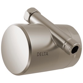 Delta Faucet Clarifi Standard Shower Filter Attachment with Filter, Hard Water Shower Filter, Shower Head Filter, Stainless 7SF100-SS