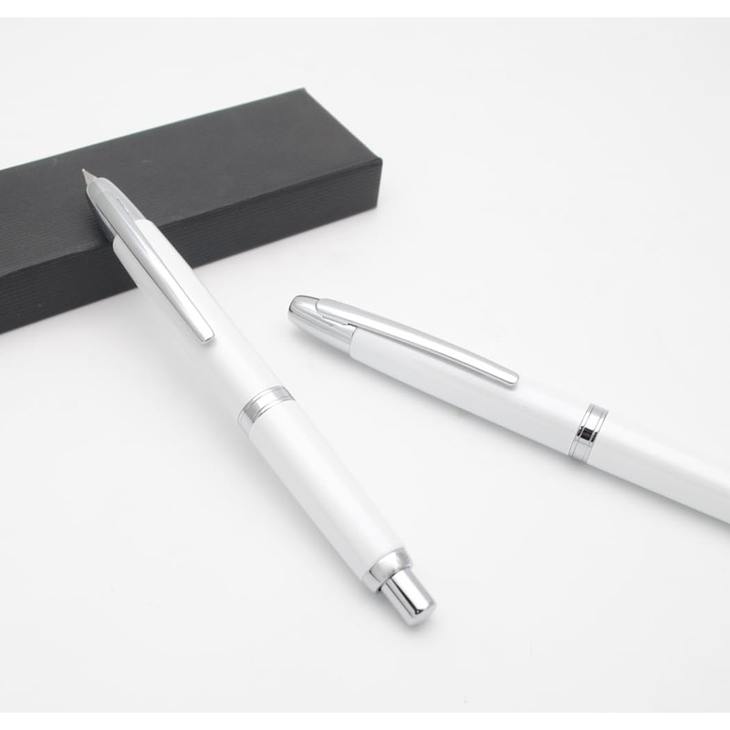 JINHAO 10 Press Fountain Pen Retractable Metal Pen with Ink