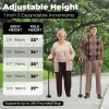 Folding Walking Cane for Seniors Men & Women with Non-Slip T-Handle and LED Light
