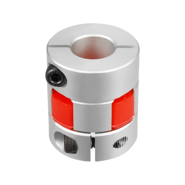 sourcing map 10mm to 14mm Shaft Plum Shaped Coupling Coupler