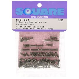 Titanium Hex Screw Set for Tamiya TT-02B STD-352