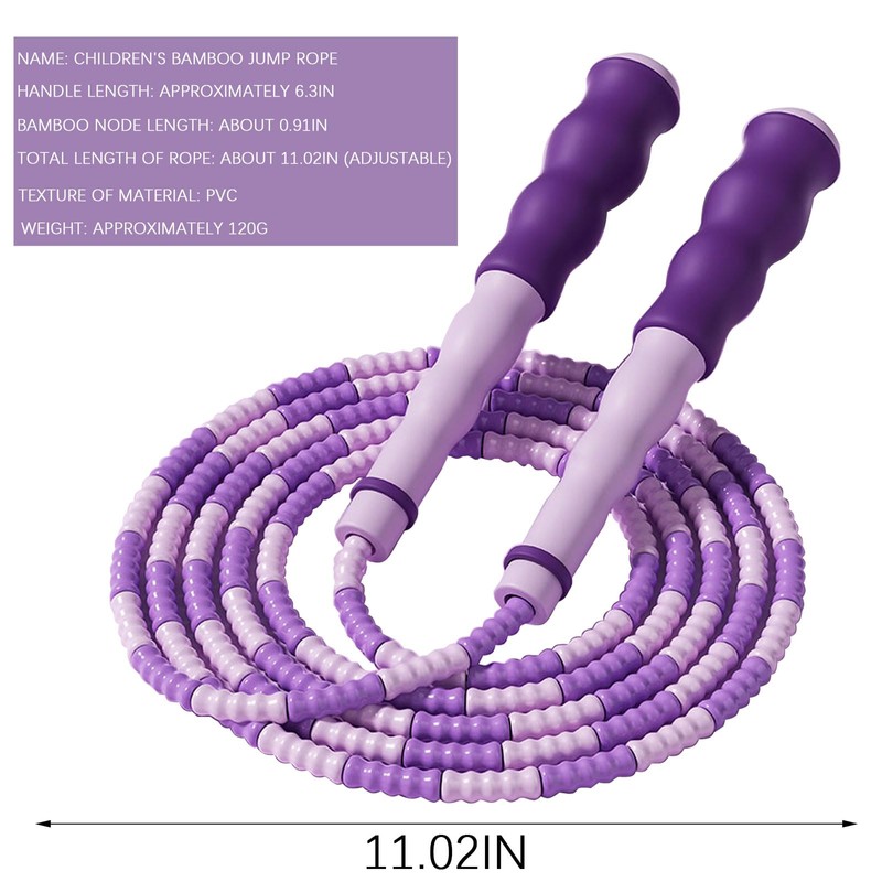 GWAWG Children's Skipping Rope Beaded Jump Rope Quick Adjustable Fitness