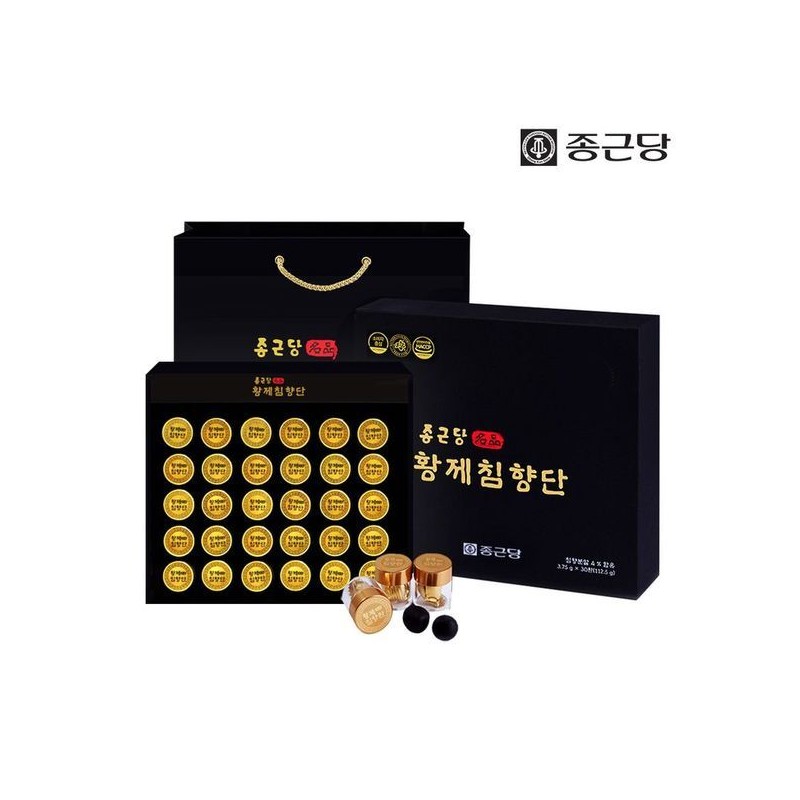 Jongkundang 종근당 황제침향단 1세트 (3.75g x 30환)30351188 Jongkundang Emperor's Agarwood
