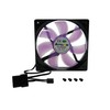 120mm Purple LEDs PC Fans, Sleeve Bearing Silent Cooling Fan