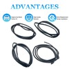 AceRide Weather Strip Seal Rubber Compatible with Honda Accord 2003-2007,