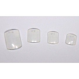 WoND 100 Toe Nails Clear UV Gel Acrylic Toe Nail Art Tips in Box