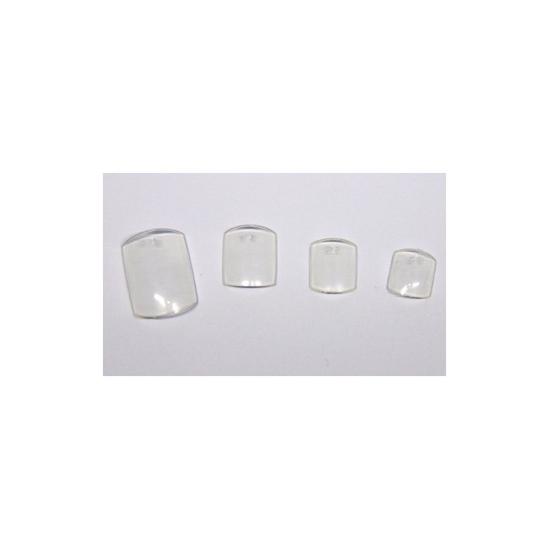 WoND 100 Toe Nails Clear UV Gel Acrylic Toe Nail