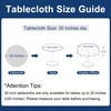 Hiasan Checkered Round Tablecloth 30 Inch - Waterproof Stain and