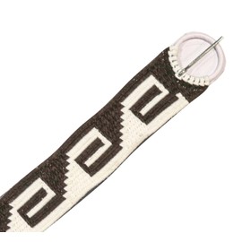 M-Royal Saddles 35" Cincho Brown Charro Horse Braided Cinch