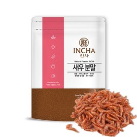 Incha (실속 리필용) 국내산 새우 가루 분말 파우더 200g (Economical Refill) Domestic Shrimp Powder 200g