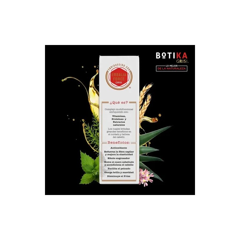 Botika Grisi Shampoo anticaída con Chile, Jalea Real, Romero y