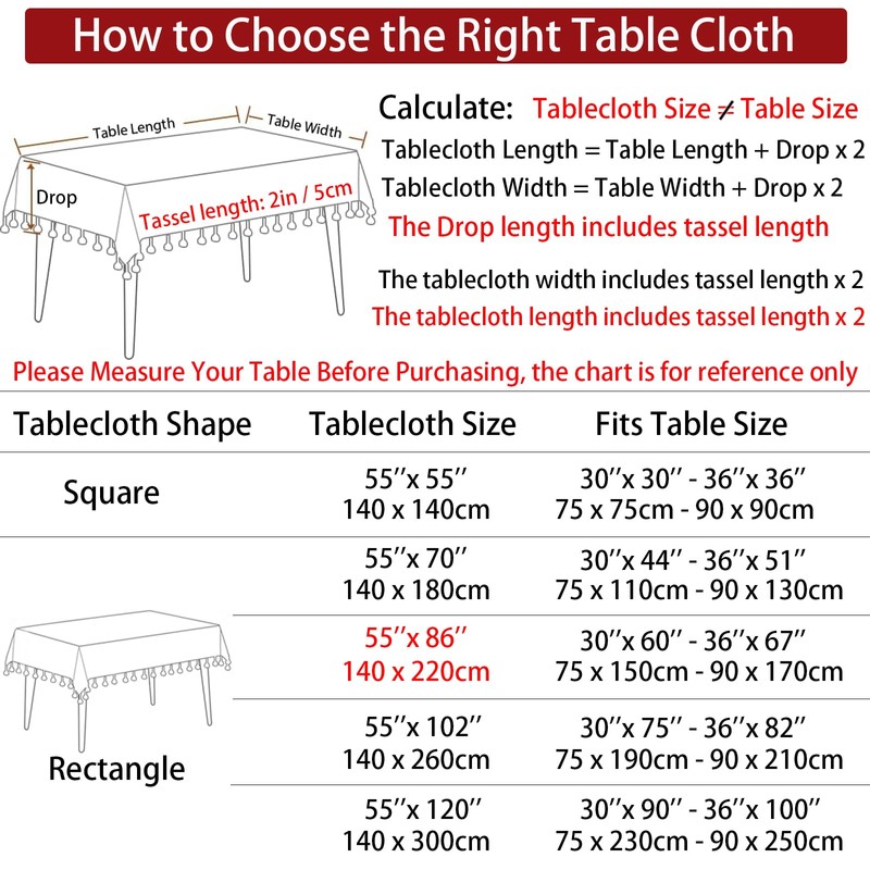 Cenebonxy Rustic Fall Table Cloth Rectangle Table Cloths, Cotton Linen