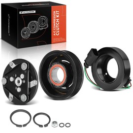 A-Premium Air Conditioner AC Compressor Clutch Kit Compatible with Volkswagen Jetta Passat 2016-2018, Beetle 2015-2017, Atlas 2018, CC 2017, 1.4L 1.8L 2.0L 2.5L 3.6L, Only for PXE16 Style