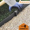 Asoleo Garden Landscape Stakes 25 Pcs,10 Inch Lawn Edging Plastic