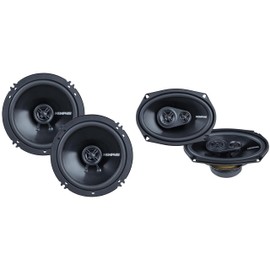 Memphis Audio SRX62V Street Reference Series 6.5" 2-Way Coaxial Pair Speakers & SRX693V Street Reference Series 6x9 3-Way Coaxial Pair Speakers